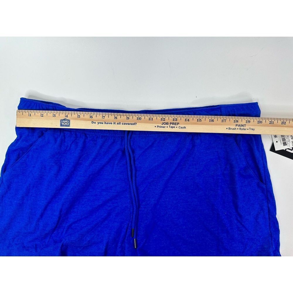 Ideology Shorts Women's XXL Casual Drawstring Cotton Lounge Blue NEW - Picture 7 of 8